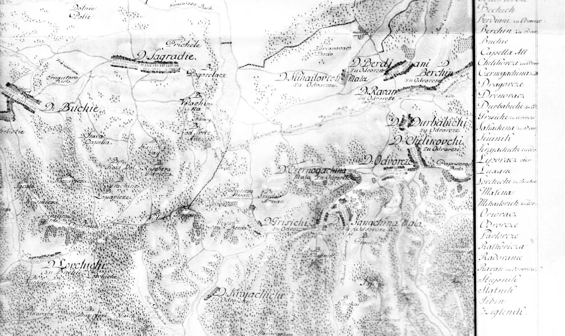 odvorci na tajnim zemljovidima